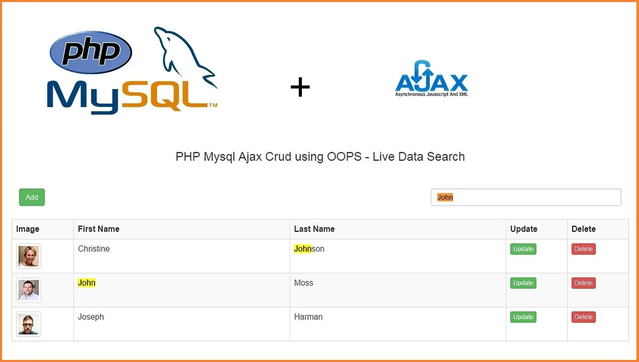 Использование mysql php. Php mysql. php crud mysql. php sql. one page crud ajax php/mysql.