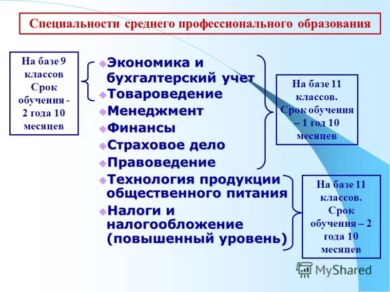 Специальность по образованию