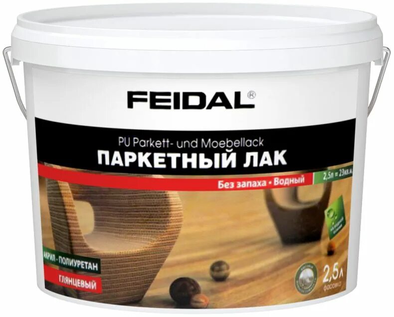 Лак FEIDAL PU-parket Moebellack полуглянцевый (2.5 л) полиуретановый. Паркетный лак FEIDAL. FEIDAL лак двухкомпонентный. Файдаль глянцевый паркетный лак. Основы паркетного лака