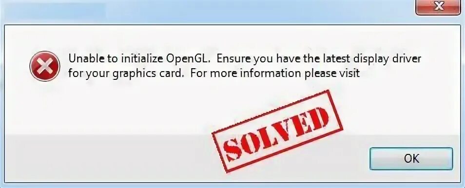 Failed to initialize что делать. Не могу инициализировать игру. Unable to initialize Video Driver. OPENGL Error please install the latest OPENGL Drivers for you Graphics Card. (OPENGL 1.1.0 detected) к ОГЭ русс.. Unable to initialize OPENGL. Please (re)install the latest Graphics Driver.