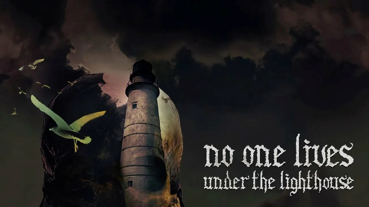 No one lives under. No one Lives under the Lighthouse. No one Lives Lighthouse. No one Lives under the Lighthouse логотип. No one Lives under the Lighthouse монстр.