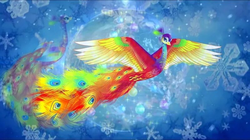 Сказочная птица. Жар птица зимой. Новогодняя жар птица. Жарптица. Сказочная птица.