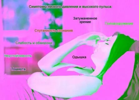 Симптомы пониженного давления
