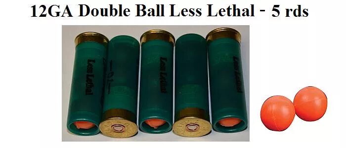 12ga Bullet. Патроны Rubber Bullet lot 09-AX-20. Less-Lethal Ammo. 12 Ga. Bullet Size. Lethal company shotgun