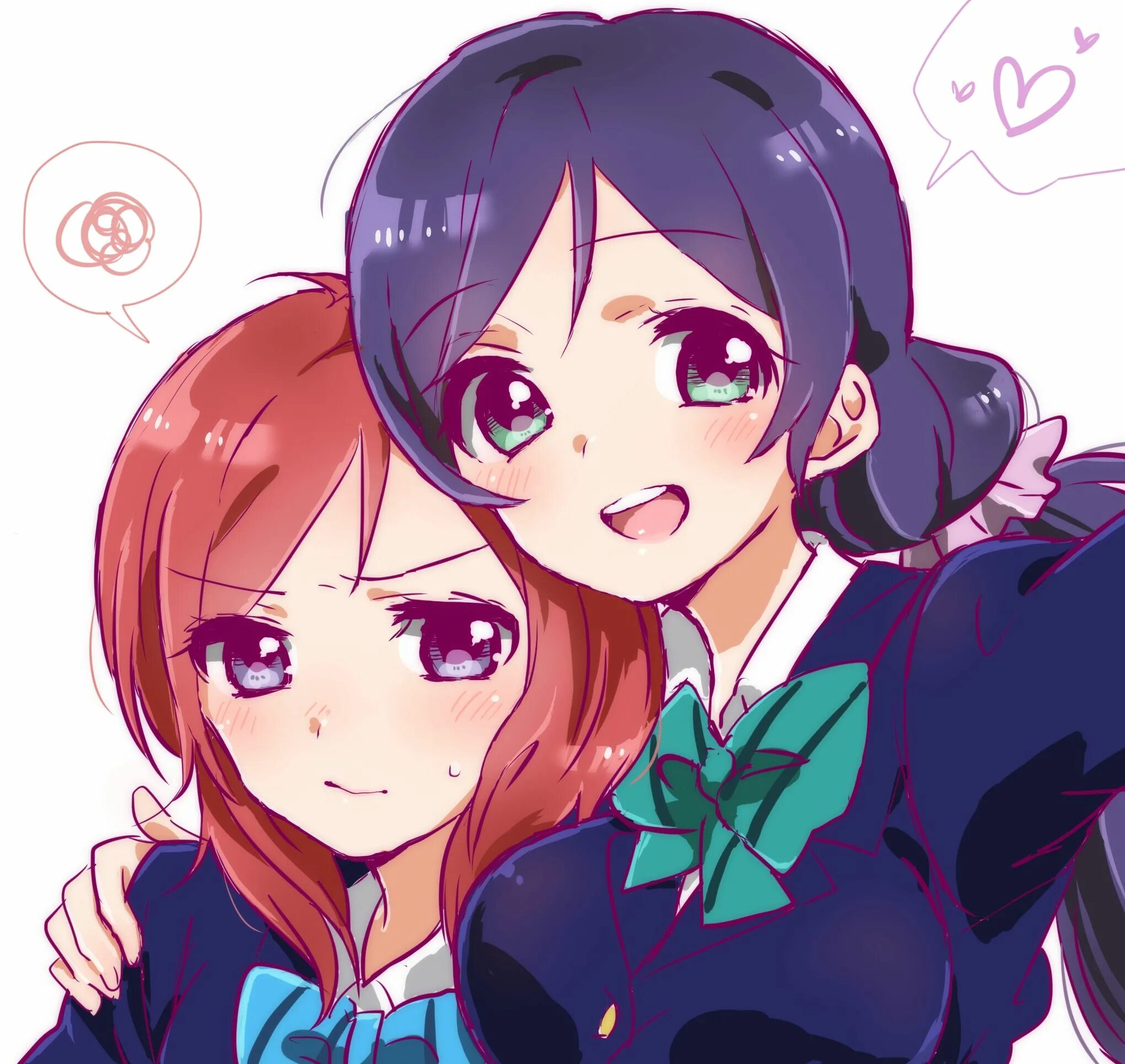 Inumaki x maki. Love Live Нозоми. Маки и Нозоми. Хацуки Нодзоми. Маки нишикино и Нозоми Тоуде.