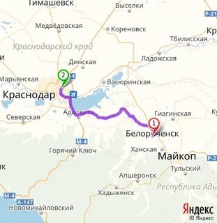 Карта выселки краснодарский