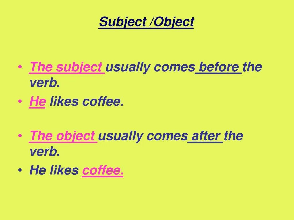 The object. Subject. Subject and object in a sentence. Subject object sentence. Subject subject an interesting subject