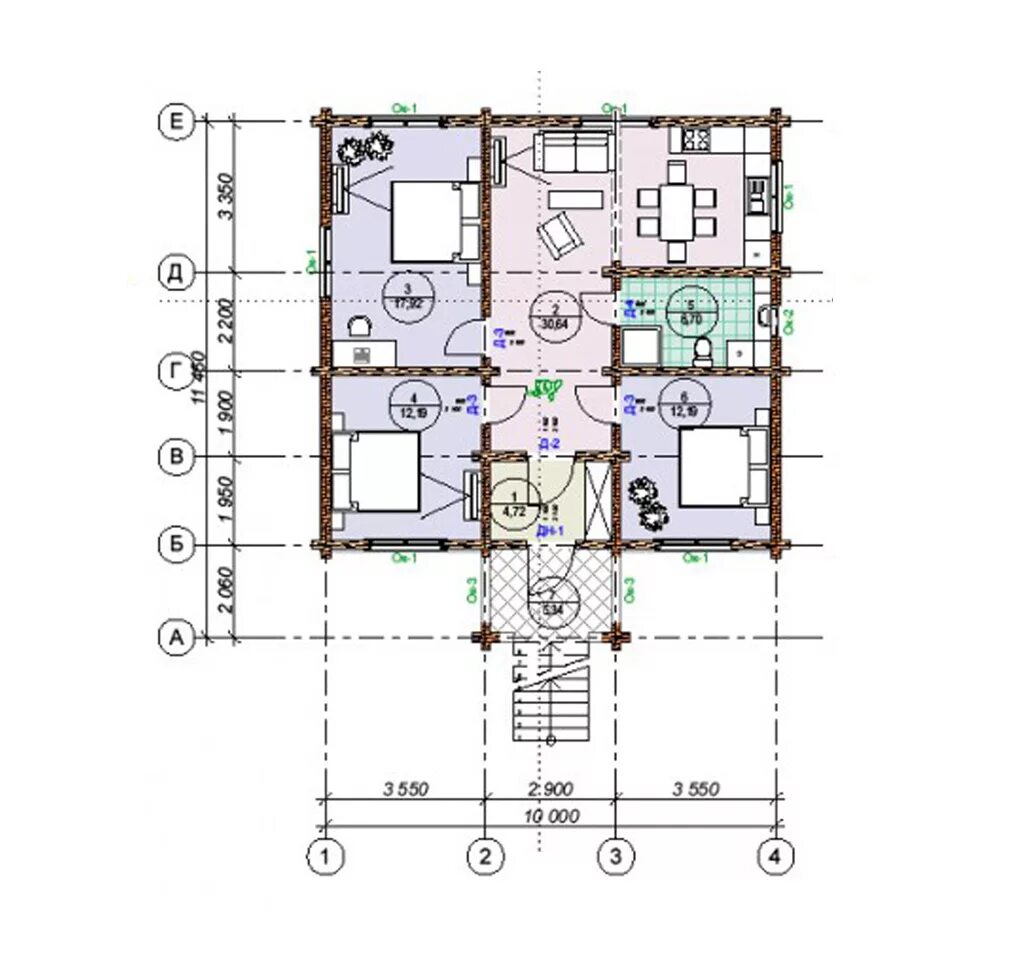 Планировки квадратных домов. Проект дома 96 кв м. Планировка квадратного дома. Проект дома 96 квадратов.
