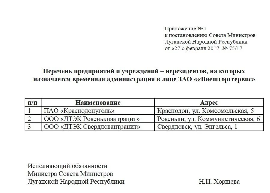 Приложение к постановлению 719. Приложение к постановлению. ооо дтэк свердловантрацит структура.