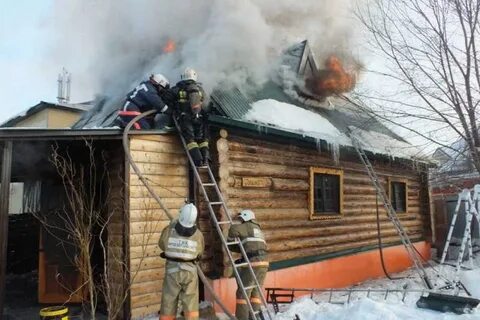 Пожар в бане