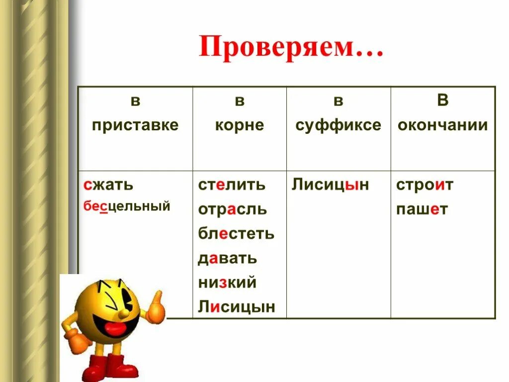 В слове расстилают в корне. Приставка корень суффикс окончание. Корень суффикс л окончание о. Слова с приставкой и суффиксом примеры. Слова с приставкой суффиксом и окончанием.