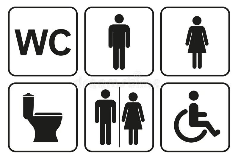 Почему туалет называется wc. Таблички обозначающие туалет. пиктограмма туалет для инвалидов. значок туалета wc.