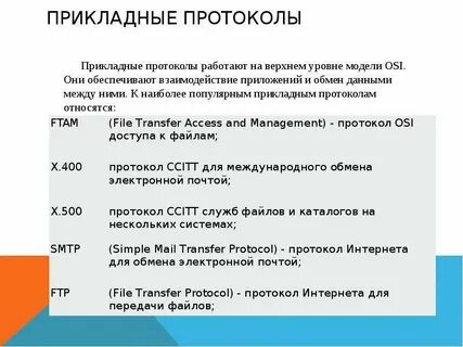 Протокол прикладного уровня передачи данных