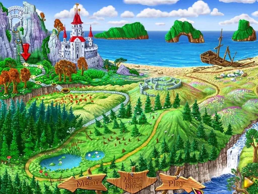 Картинка сказочная страна. Игра Долина магов 2. Сказочная Страна. Сказочное царство. Царство для детей.