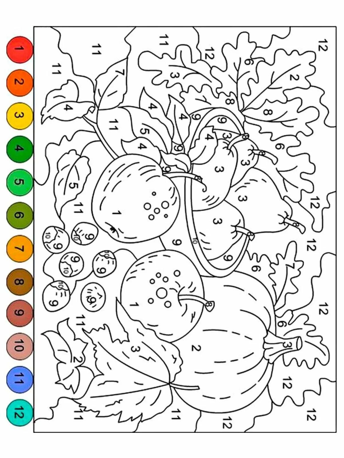 Раскраска по цифрам. Раскраска по цвета для детей. Раскраска по цветам. Раскраска по номерам для детей. Раскраска по номерам раскрашивать