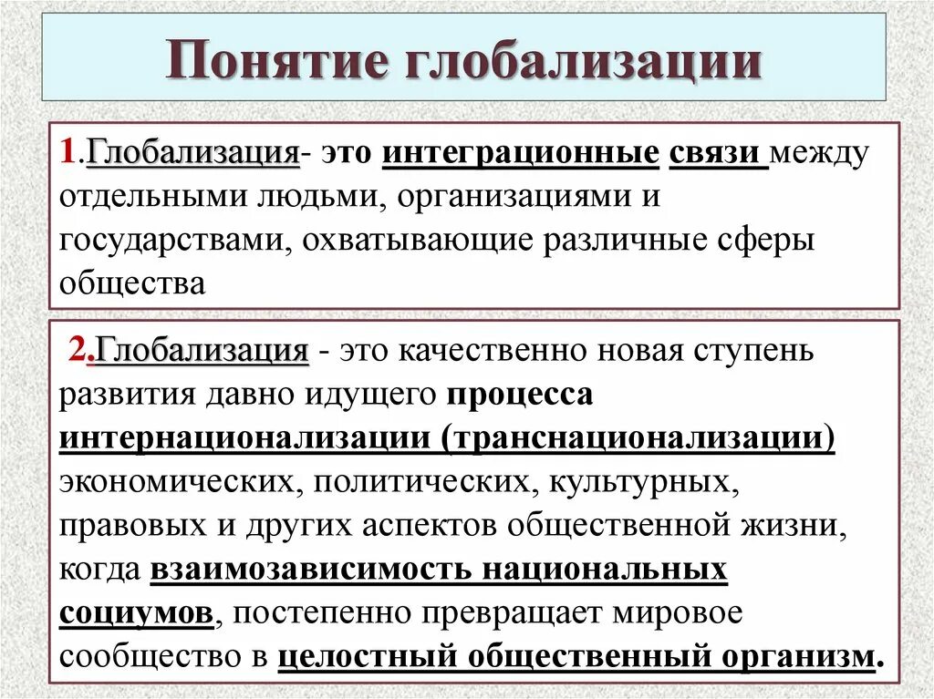 Выберите верное суждение о последствиях глобализации. Понятие глобализации. Глобализация термин. Глобализация общества. Понятие глобализации кратко.