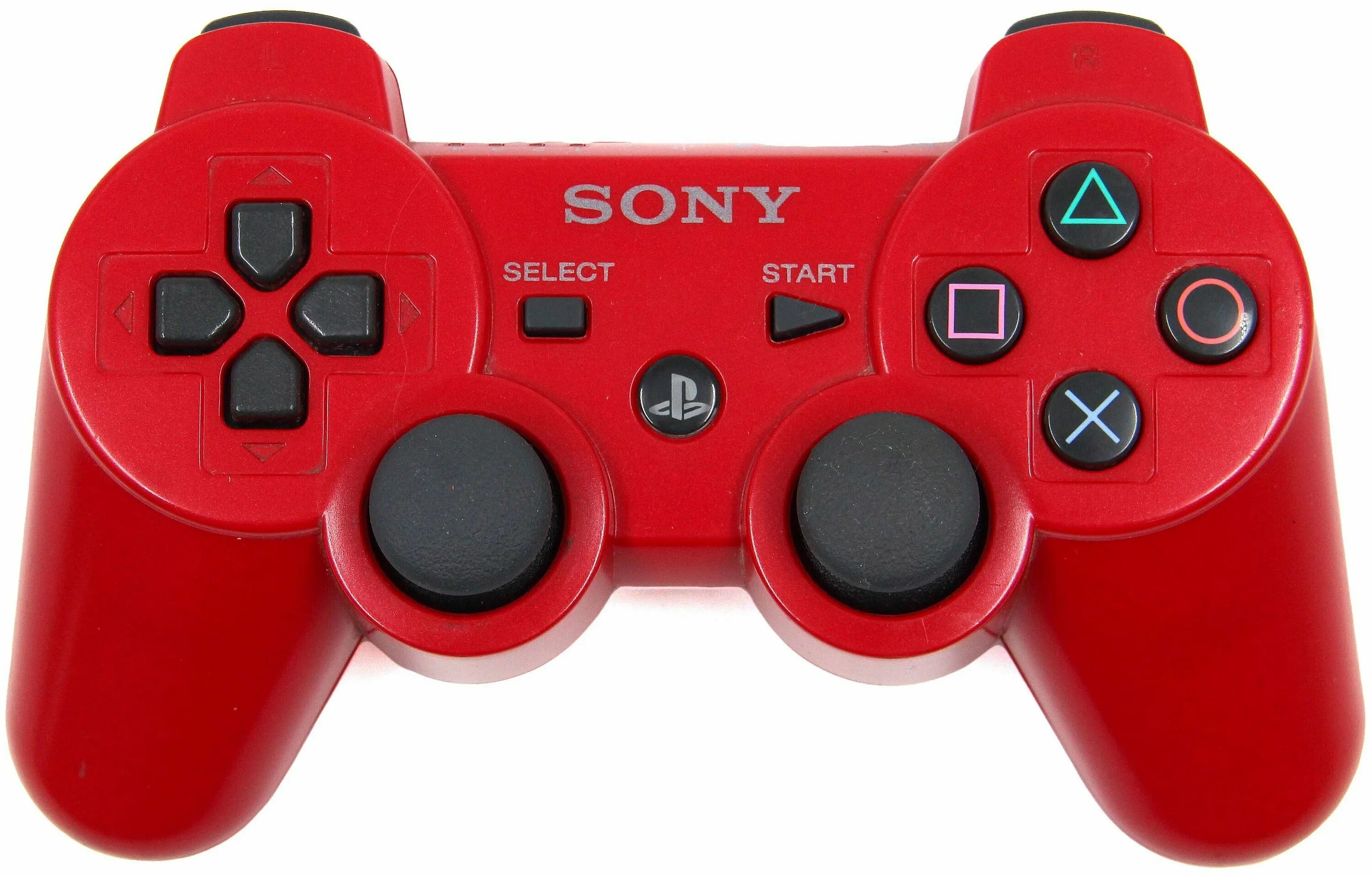 Геймпады sony купить. Джойстик ps3 Dualshock 3. Геймпад Sony Dualshock 3 Deep Red. Ps3 super Slim Red геймпад. Джойстик для приставки Sony ps3 синий.