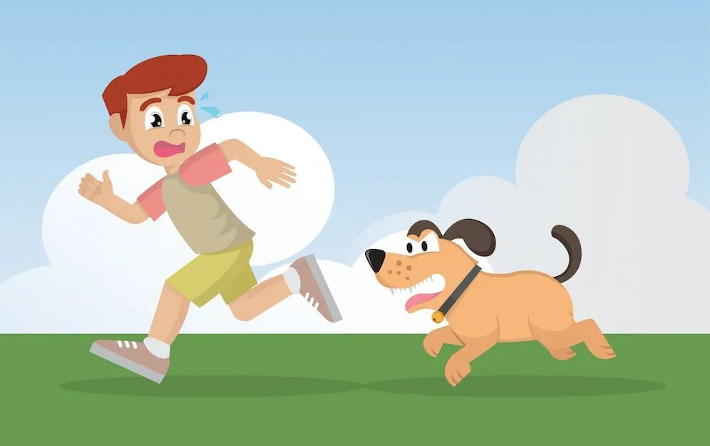 Убежал щенок. Мальчик убегает от собаки. Собака бежит за человеком. Бежит от собаки. Мальчик бежит за собакой.