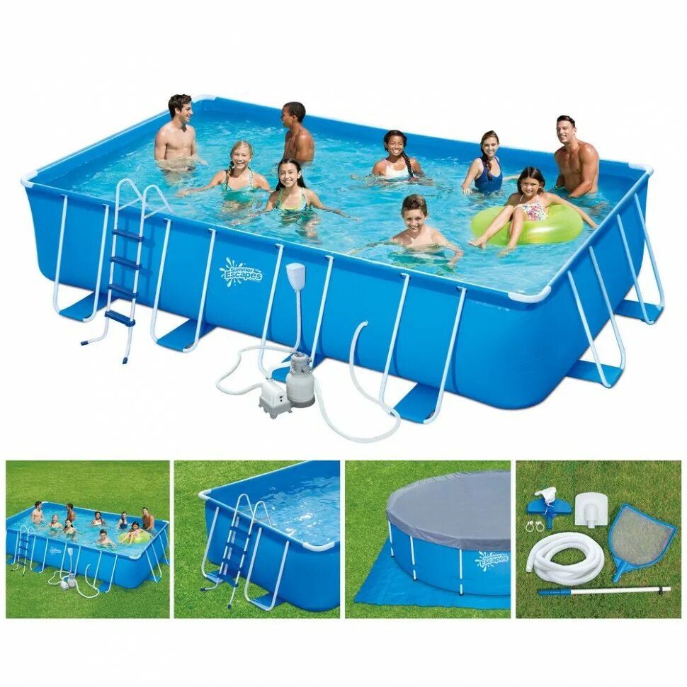 Бассейны глубиной 132. Бассейн интекс 549х132. бассейн intex 549x274x132 каркасный.