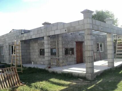 Дом из шлакоблока
