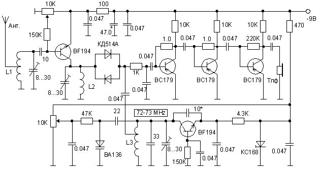 приёмник 144 мгц схема. приемники 144 мгц. приемники 144 мгц. радиостанция портативная с кварцем на 144мгц. передатчик на 144мгц на транзисторах.