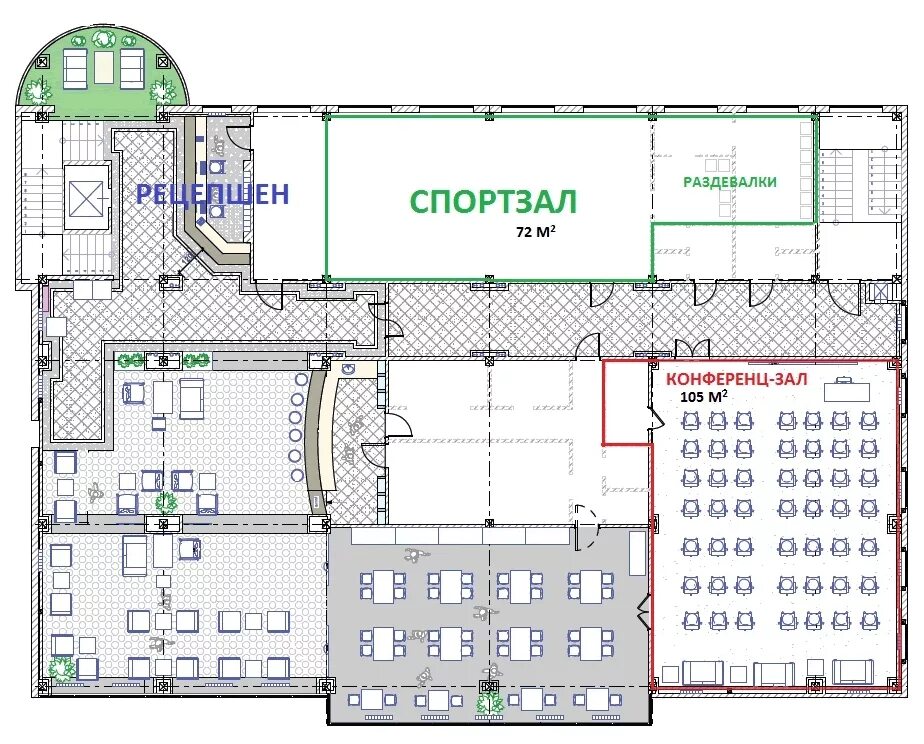 План спортивного клуба. Тренажерный зал план чертеж. Проект тренажерного зала чертеж. Планировка здания тренажерного зала. План фитнес центра.