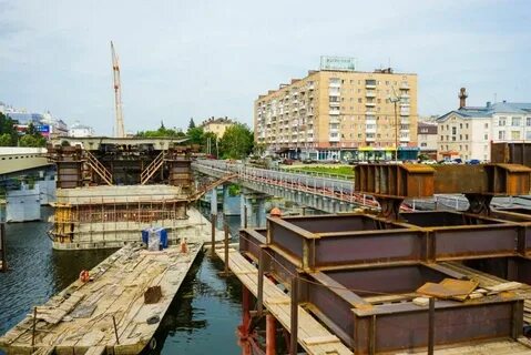 Открытие моста в орле