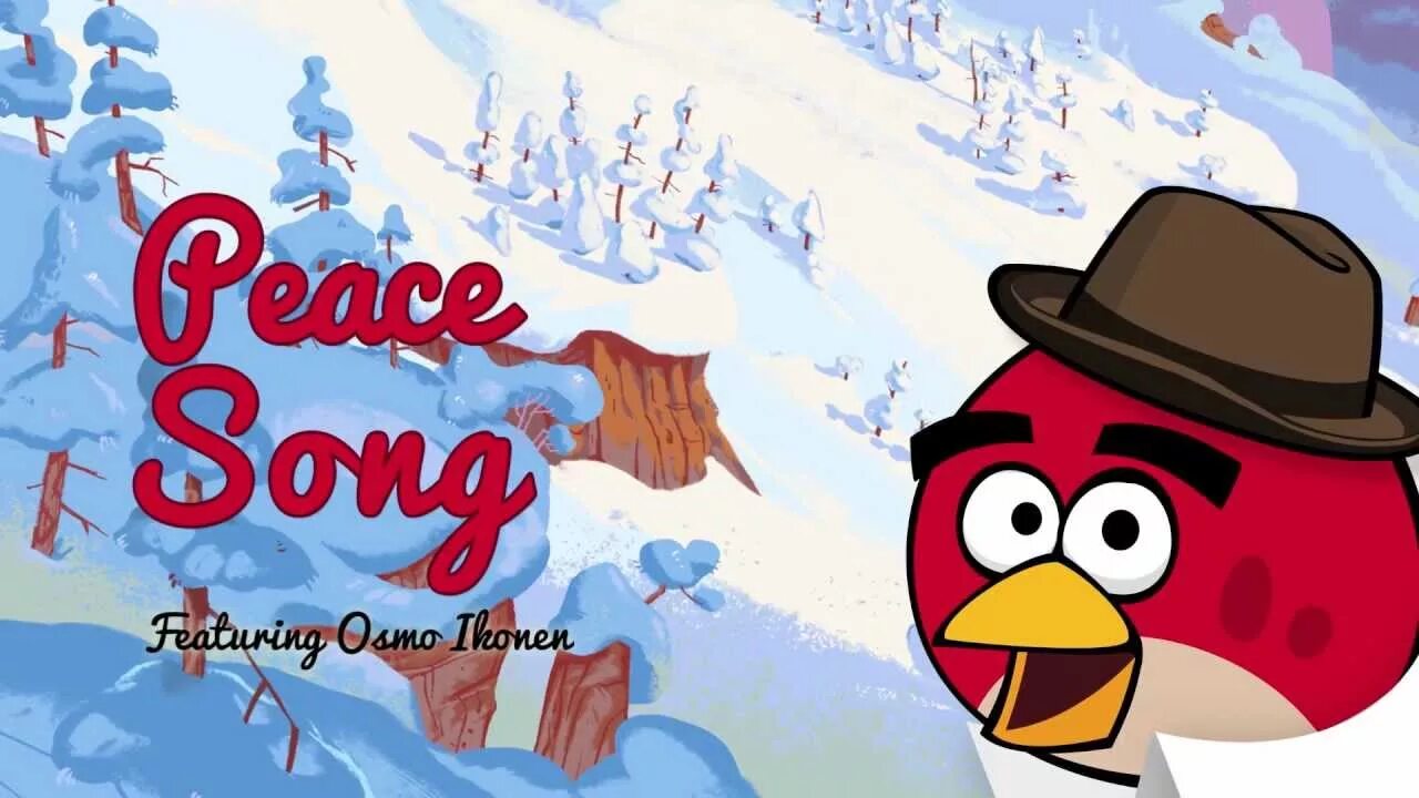 Песня энгри бердс. Обои Angry Birds зимние. Ode to Snow Angry Birds. Прохождение Angry Birds зима 1. Angry Birds зимой картинки.