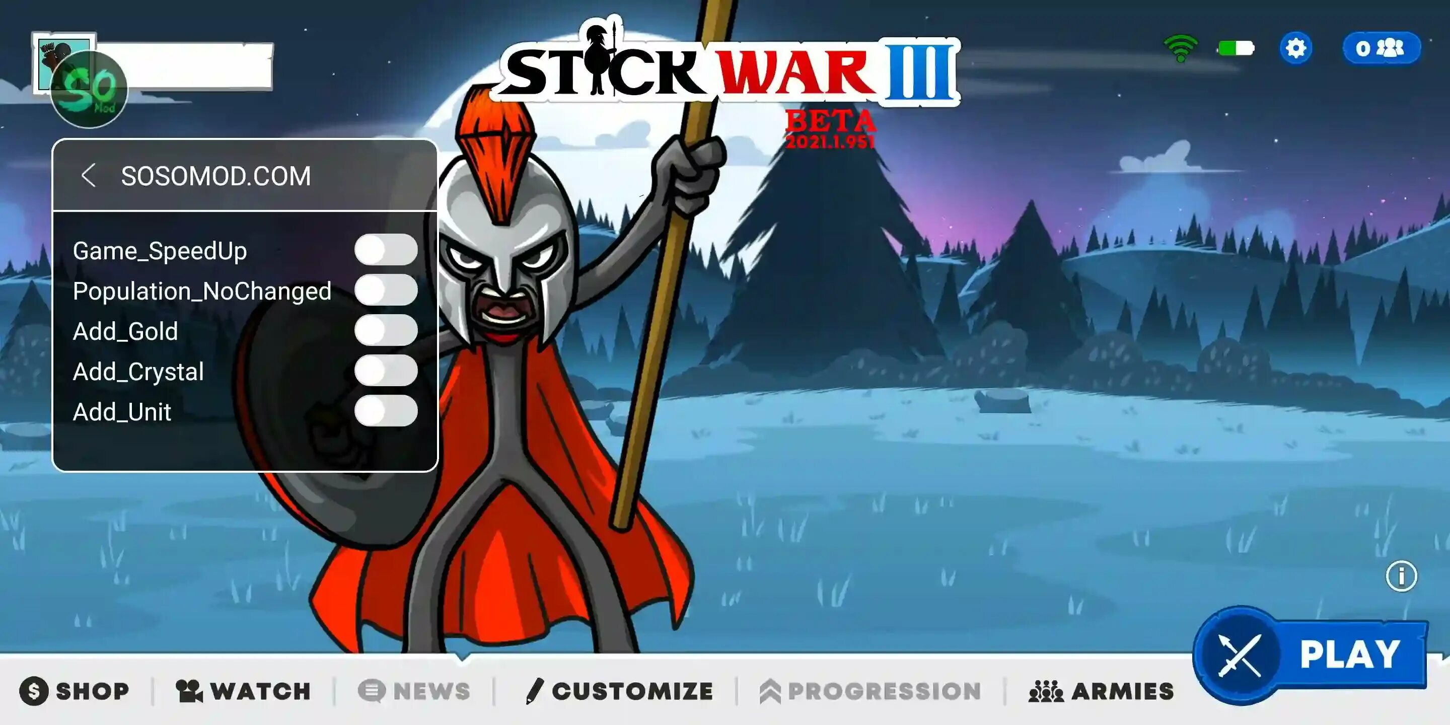 Стик вар Легаси 3. Мод меню Stick Wars.