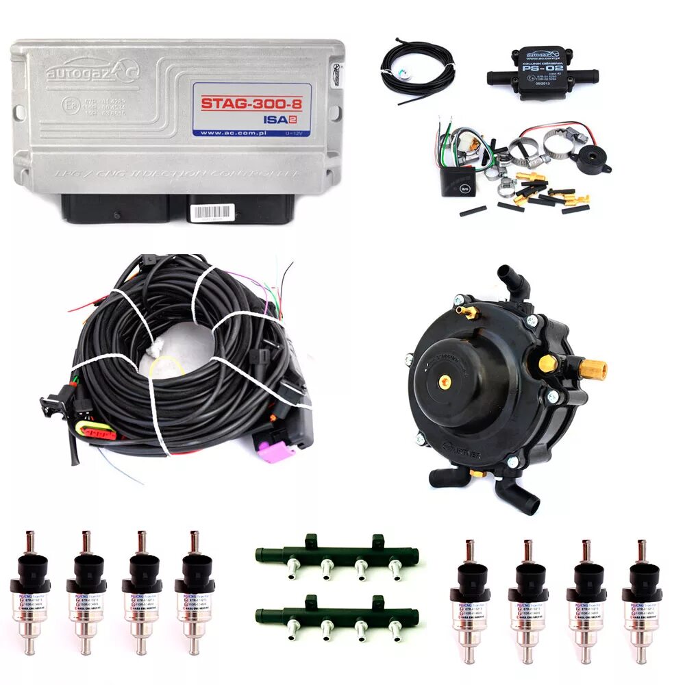 Авто газ 4 поколения. Stag комплект ГБО. Стаг ГБО 4 поколения. Stag ГАЗ запчасти 4 поколения. Газовое оборудование стаг 300.