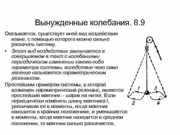 Вынужденные колебания примеры из жизни 2. Колебательные системы