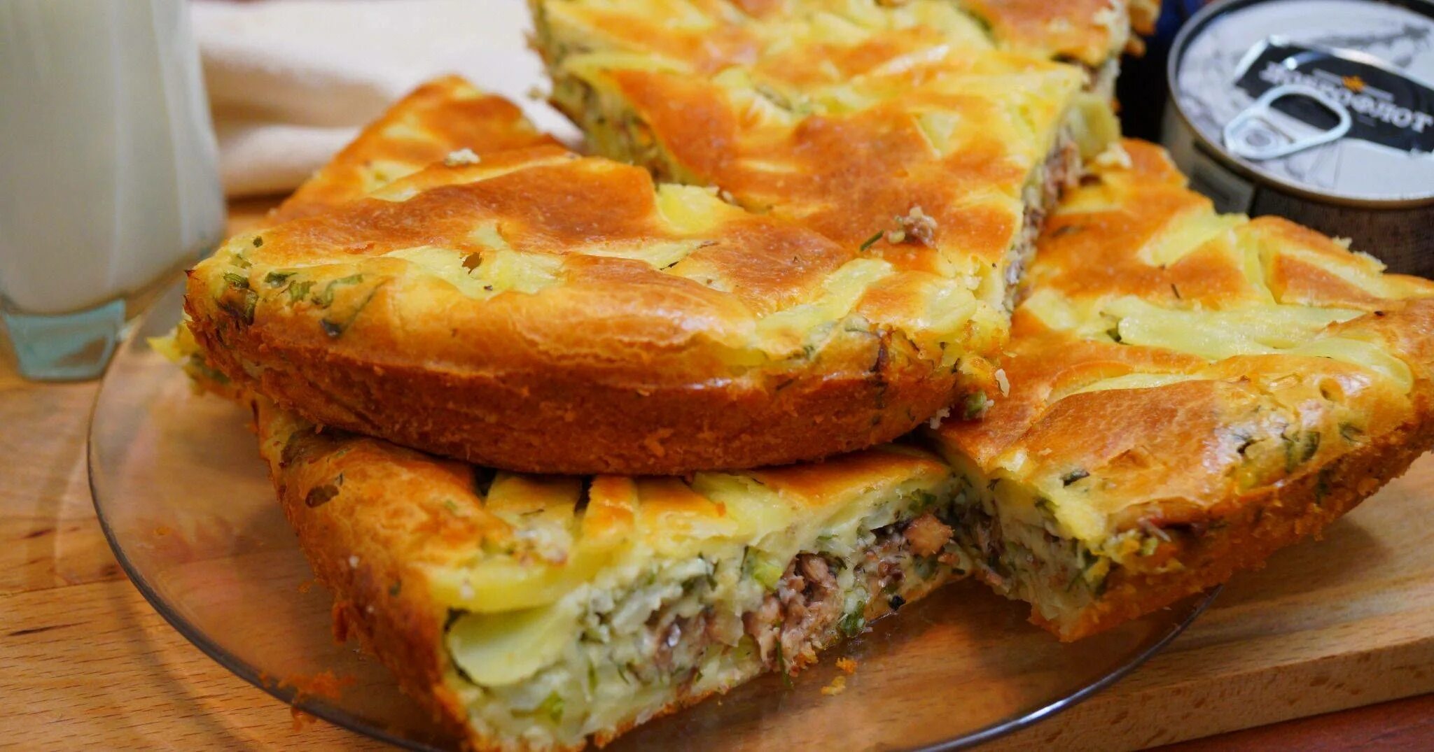 Заливной пирог с рыбой Я у мамы кулинар Дзен