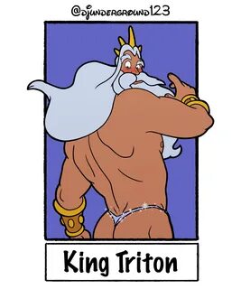 I participated in the SixFanarts challenge and King Triton is one of the fe...