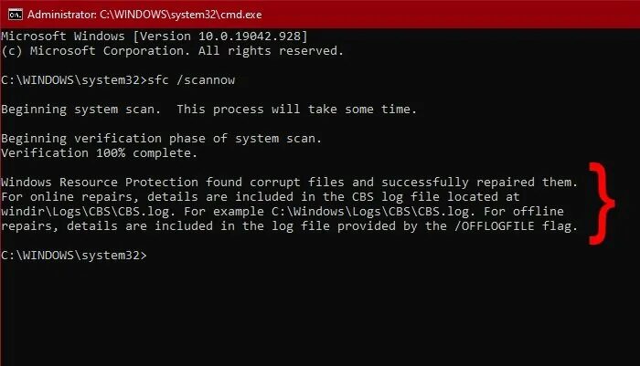 Windows logs cbs