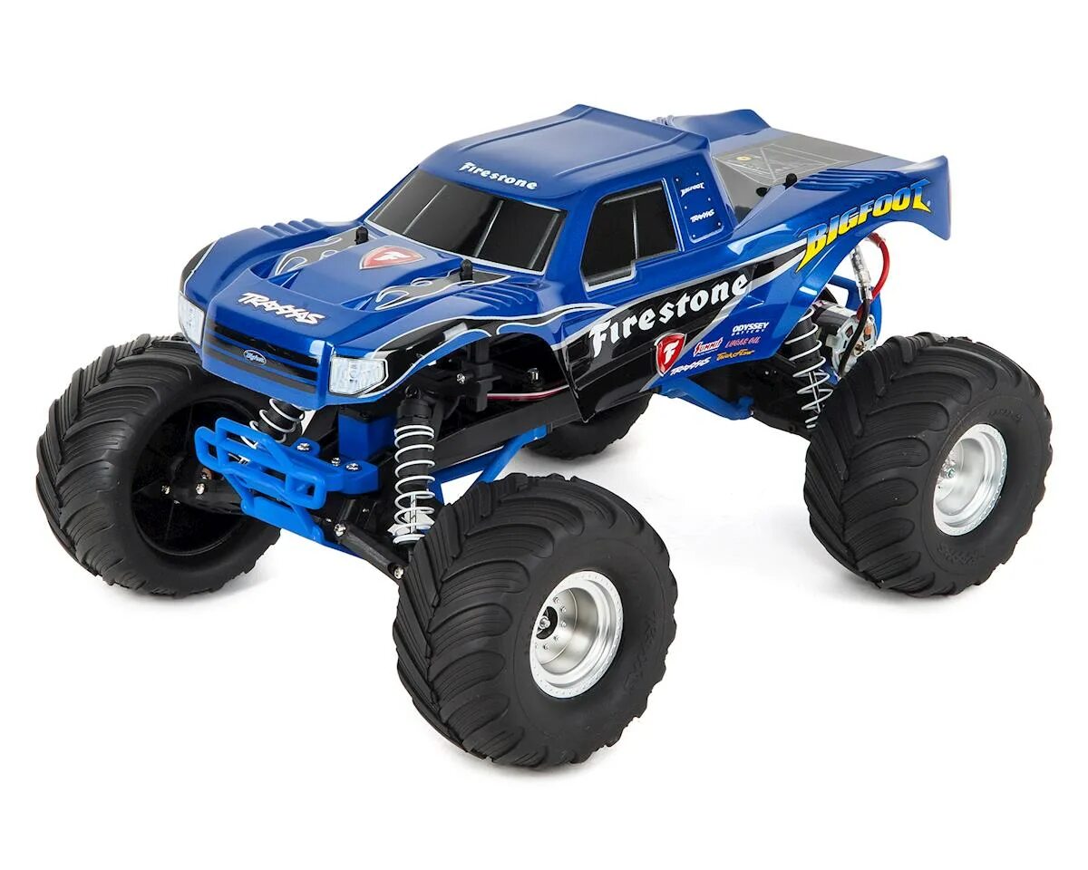 Траки на радиоуправлении. Траксас бигфут. Traxxas Bigfoot Monster 1:10. Бигфут на радиоуправлении. Traxxas Craniac Bigfoot.