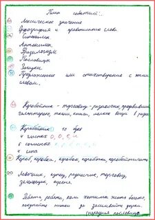 Проект слова 5 класс