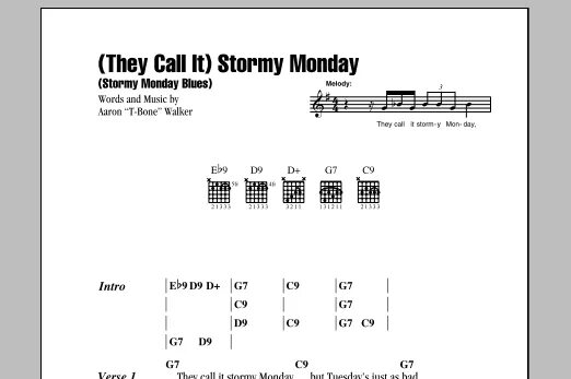 Stormy Monday Blues. Blue Monday табы. Blue Monday Ноты. Stormy Monday Chords. Bones аккорды