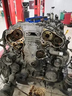 Замена двигателя nissan teana