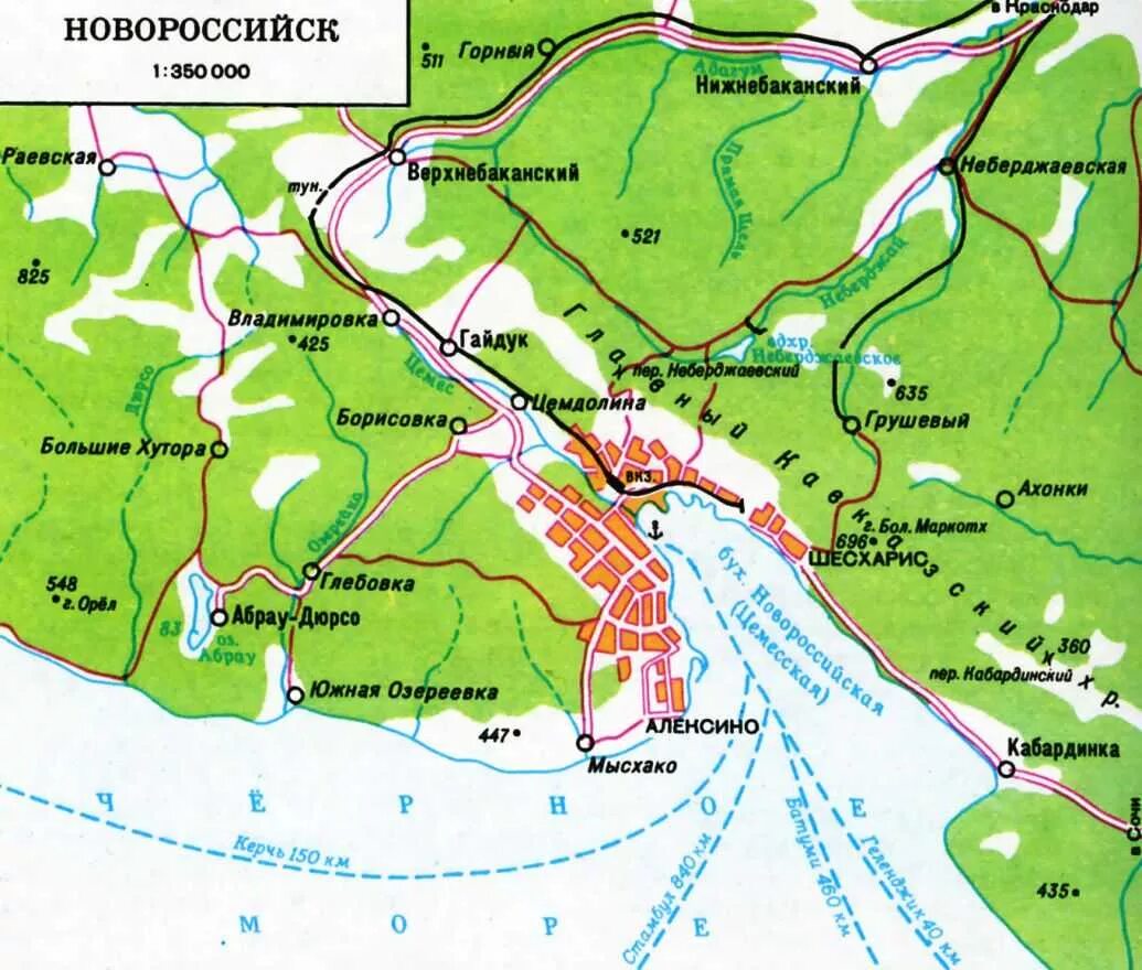 Карта окрестностей города. Карта Новороссийска и пригорода. Карта Новороссийска и пригорода подробная. Новороссийск карта города. Карта Новороссийска и окрестностей.