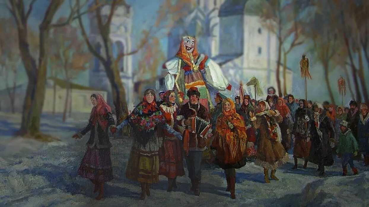 Обряды воскресенье. Празднование Масленицы в древней Руси. Маковский масленичные гуляния.