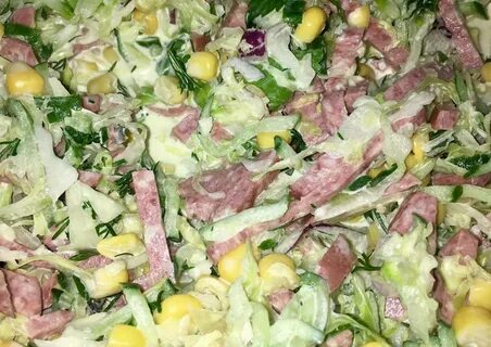 Колбаса с морской капустой