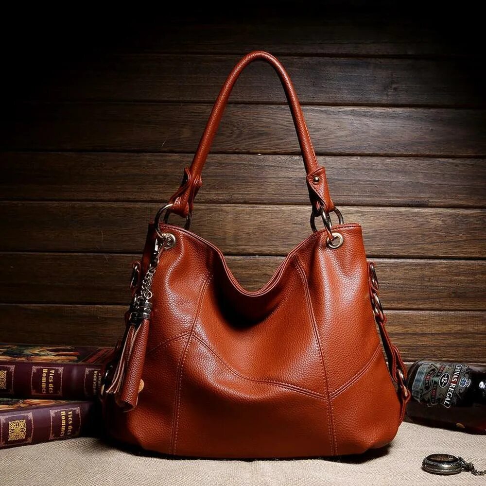Качественная женская сумка. Сумка тоут MYPICLA 8040, натуральная кожа. Рыжая сумка Хобо мягкая кожаная. Bolsa feminina сумка. Женская кожаная сумка 3326 Bordo.