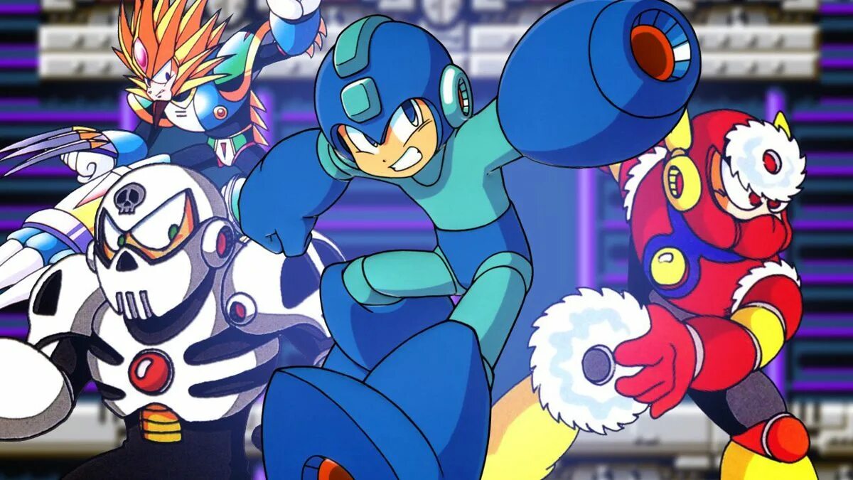 Megaman collection. Мегамен Гатсмен. Mega man Battle Network Legacy collection. Мегамен боссы. Mega man 1997.