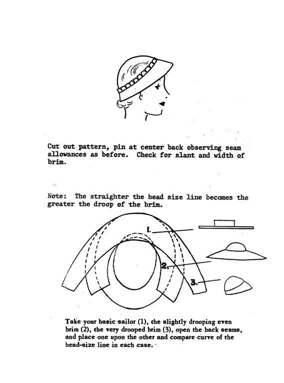 Задание панам. Выкройка шляпы cloche. Выкройка шляпки панамки женской. Панама клош выкройка. Панамка шляпа выкройка.