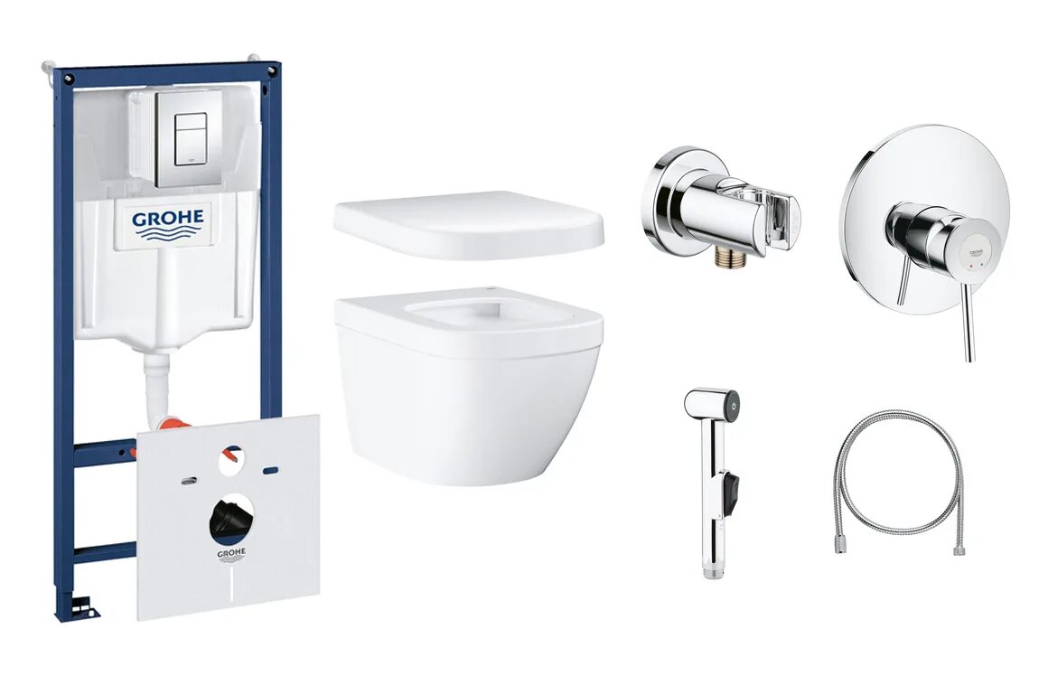 Унитаз с инсталляцией подвесной grohe solido 37446 с горизонтальным выпуском. Унитаз grohe 39206000. Гигиенические души для унитаза grohe. Гигиенические души для унитаза grohe. Rapid sl 39186000 grohe.