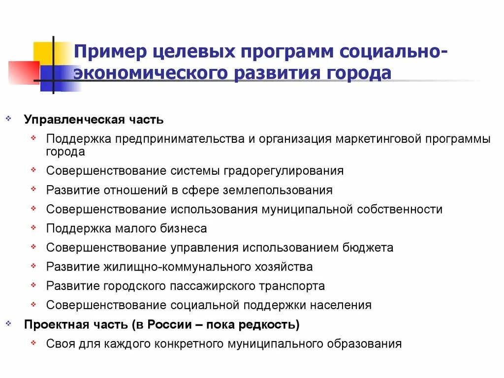 Социальная программа образец