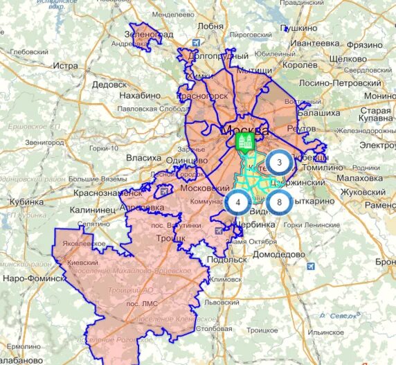 Карта новой Москвы 2021. Границы новой Москвы на карте 2022. Карта Москвы с новой Москвой 2021. Территория Москвы на карте 2021.