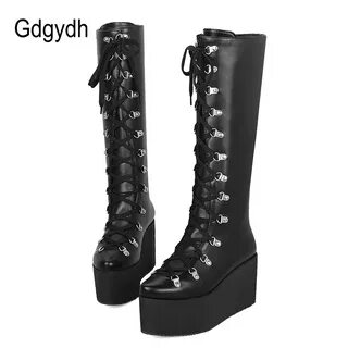 High platform boots