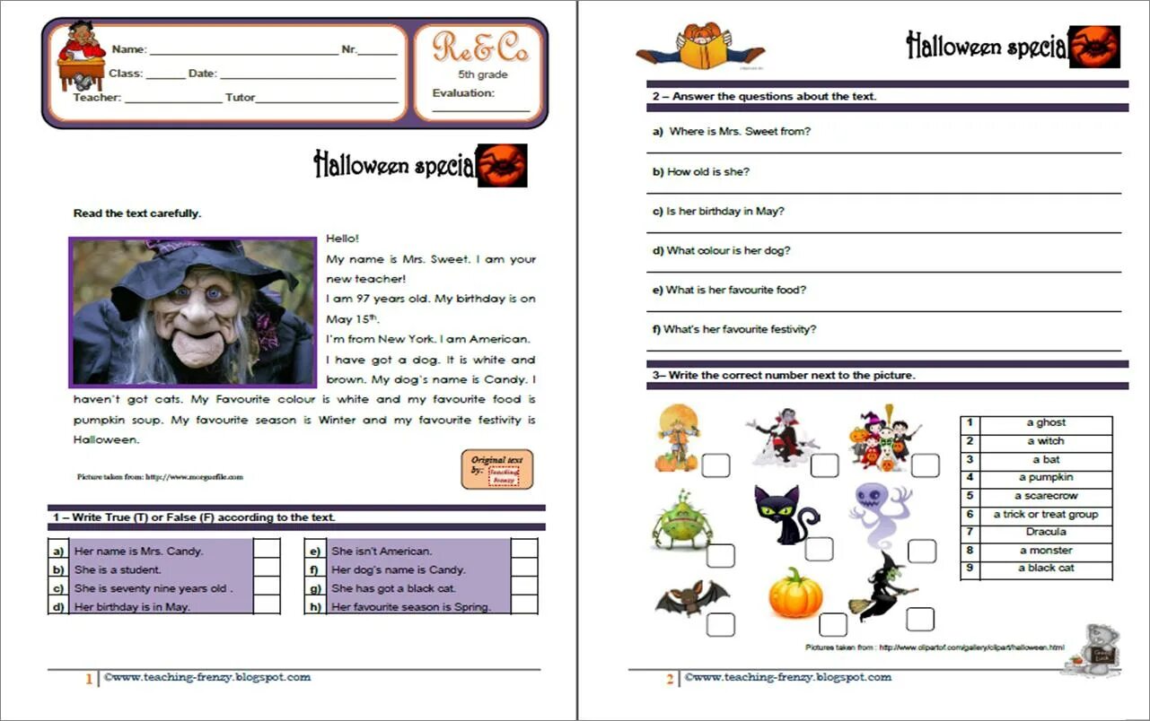 What colours are associated with halloween. Halloween reading comprehension. halloween for 5 grade. worksheet 5 grade halloween. halloween worksheets grade 1.
