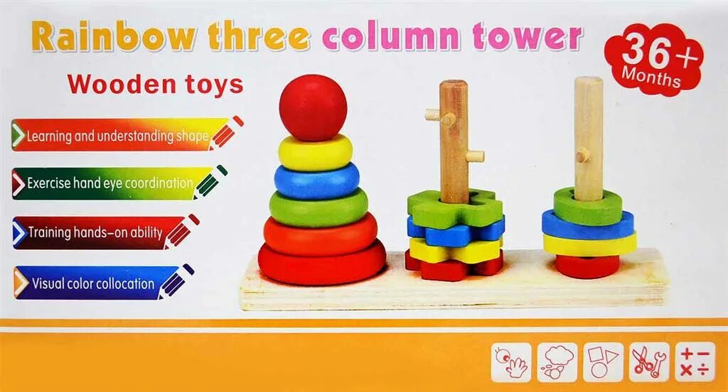 Rainbow 3 animals. Rainbow three column Tower. Rainbow Five логическая игрушка для детей. Shape Double Tower column. Alphabet Tower Toy.